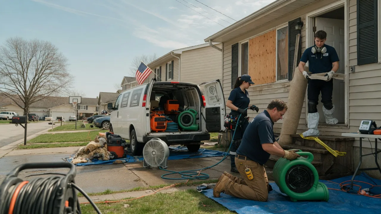 Water Damage Restoration in Millbrook, IL near me